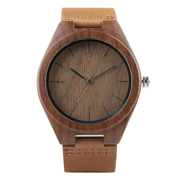 Minimalist Nature Wood Quartz Handmade Cool Casual Genuine Leather Band Creative Wrist Watch Fashion Gift for Men Women
Minimalist Nature Wood Quartz Handmade Cool Casual Genuine Leather Band Creative Wrist Watch Fashion Gift for Men Women