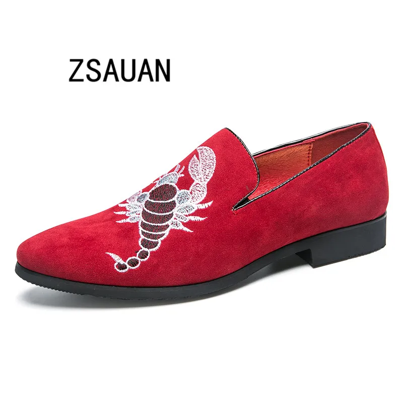 ZSAUANMen's Vibrant Smoking Slipper with Red Leather Loafers Breathable Male Retro Moccasins Big Size 38-45 Wedding Party Flat
ZSAUANMen's Vibrant Smoking Slipper with Red Leather Loafers Breathable Male Retro Moccasins Big Size 38-45 Wedding Party Flat