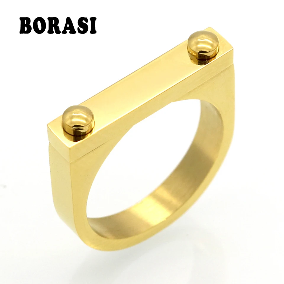 Solid Fashion Screw Love Ring Punk Rock Finger Ring Gold Color Lucky Rings For Women Stainless Steel Ring Jewelry Wholesale
Solid Fashion Screw Love Ring Punk Rock Finger Ring Gold Color Lucky Rings For Women Stainless Steel Ring Jewelry Wholesale