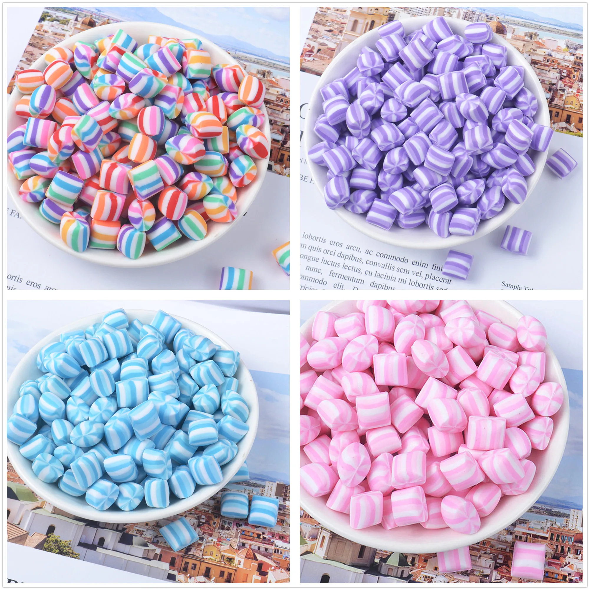 8pcs Mini Clay Candy Sugar Sweet Slime DIY Accessories Toy Supplies Filler Addition For Clear Fluffy Slime Gift Toy For Children
8pcs Mini Clay Candy Sugar Sweet Slime DIY Accessories Toy Supplies Filler Addition For Clear Fluffy Slime Gift Toy For Children