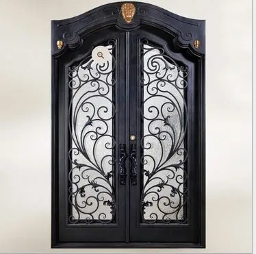 Shanghai China factory producing wrought Iron doors high quality export to U.S ,model h-wid7
Shanghai China factory producing wrought Iron doors high quality export to U.S ,model h-wid7
