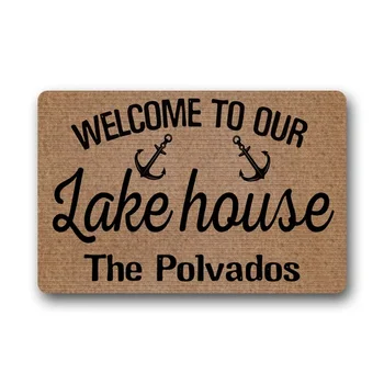 Welcome to our lake house personalized family name Home Doormat Welcome Mat Custom Door Mat
Welcome to our lake house personalized family name Home Doormat Welcome Mat Custom Door Mat