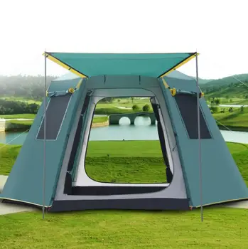 Free To Build A Speed Open Hexagonal Tent Outdoor 4 People-6 People Fully Automatic Thickening Rain Multi-Person Camping Tent 
Free To Build A Speed Open Hexagonal Tent Outdoor 4 People-6 People Fully Automatic Thickening Rain Multi-Person Camping Tent