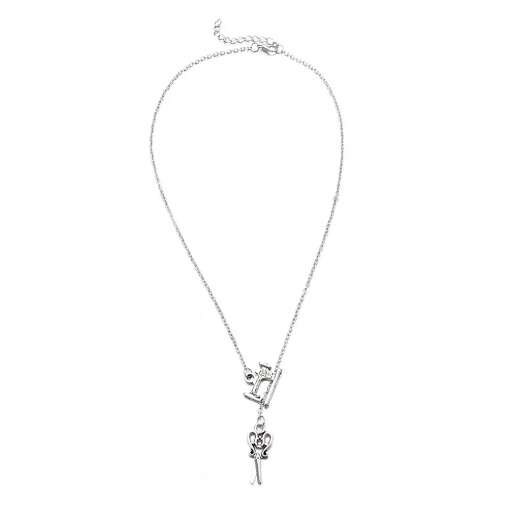 Chic Necklace Scissors Sewing Machine Pendant Charm Chain Party Women Jewelry Charm Necklace Jewelry Party Gift New Arrival
Chic Necklace Scissors Sewing Machine Pendant Charm Chain Party Women Jewelry Charm Necklace Jewelry Party Gift New Arrival