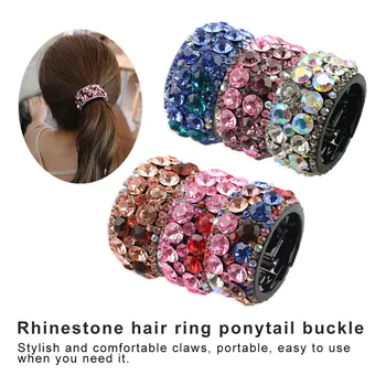 1pcs Fashion Hair Clips for Hair Plastic Crystal Gum For Hair Ponytail Ring Buckle Holder Women Accessories Hairpin
1pcs Fashion Hair Clips for Hair Plastic Crystal Gum For Hair Ponytail Ring Buckle Holder Women Accessories Hairpin