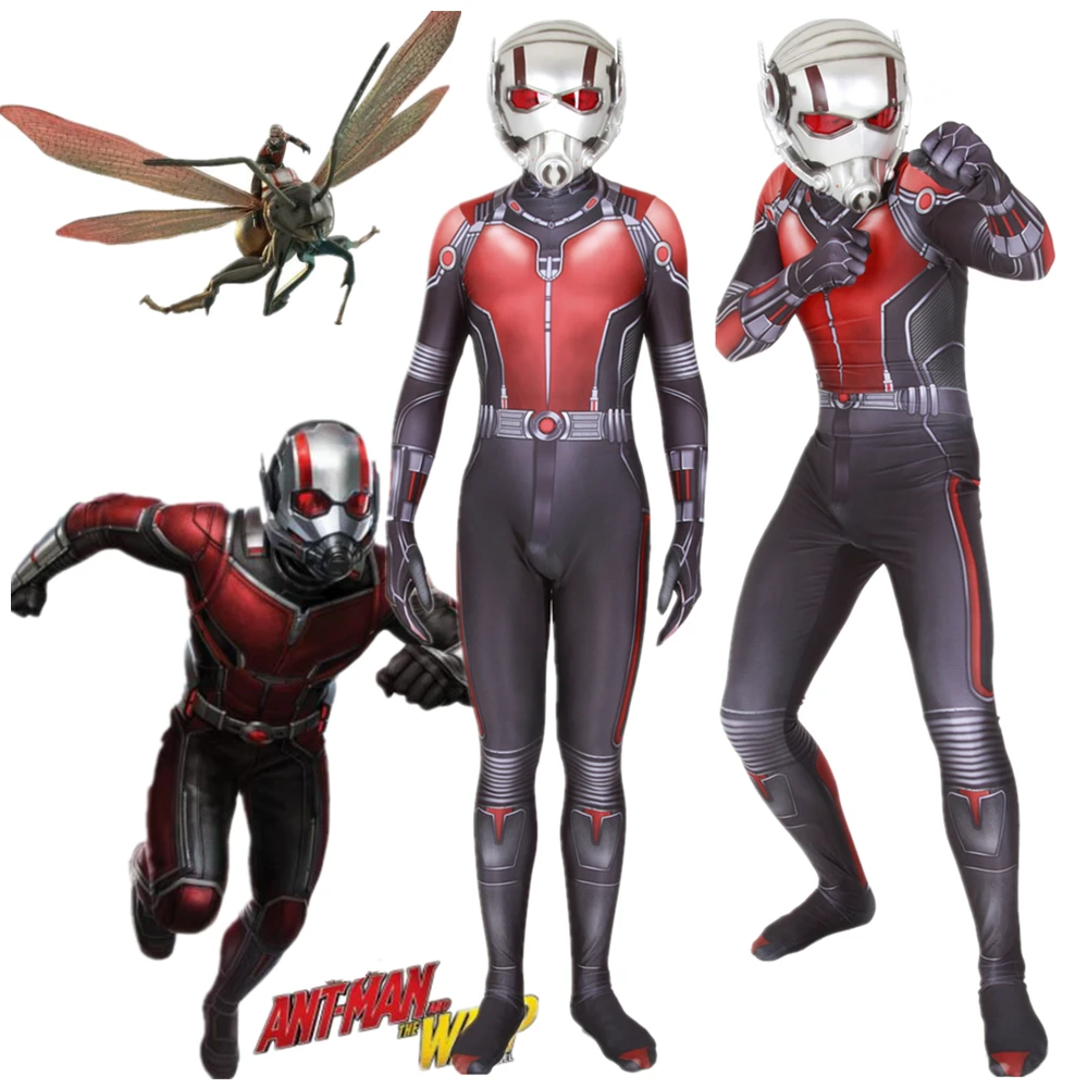 Avengers-Ant-Man-Cosplay-Costume-Superhero-Zentai-Bodysuit-Suit-Jumpsuits