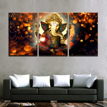 Framework Modular Picture For Living Room Bedroom Decor 3 Panel Elephant Poster Print Canvas Painting Lord Ganesha Wall Art
Framework Modular Picture For Living Room Bedroom Decor 3 Panel Elephant Poster Print Canvas Painting Lord Ganesha Wall Art