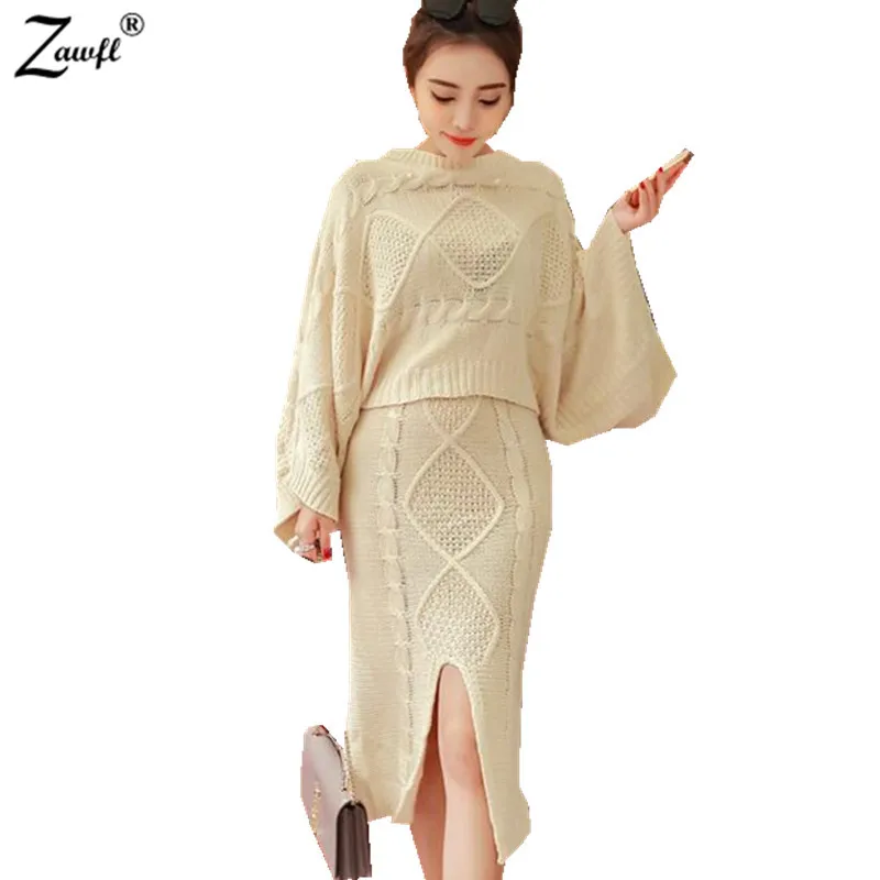 New Autumn Winter handmade crochet knit sweater and long sections package hip skirt suit women fashion knit suits 2 piece sets
New Autumn Winter handmade crochet knit sweater and long sections package hip skirt suit women fashion knit suits 2 piece sets