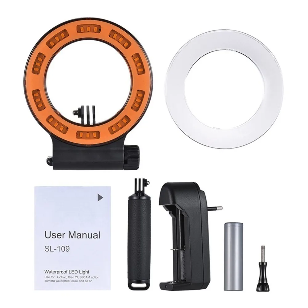 SL-109 30 LED Waterproof 40m Diving Fill Light 3 Modes for GoPro Hero for Yi 4K SJCAM Action Sports Camera
SL-109 30 LED Waterproof 40m Diving Fill Light 3 Modes for GoPro Hero for Yi 4K SJCAM Action Sports Camera