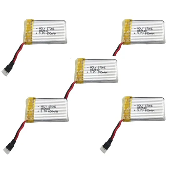 Upgraded 5PCS x 3.7V 650mAh 25C Lipo Battery for Quadcopter Syma X5, X5C, obtain extra flight time:45 mins
Upgraded 5PCS x 3.7V 650mAh 25C Lipo Battery for Quadcopter Syma X5, X5C, obtain extra flight time:45 mins