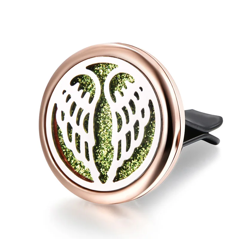 New Angel Wings Car Clip Air Perfume Diffuser Stainless Steel Vent Freshener Car Air Aromatherapy Essential Oil Diffuser Locket
New Angel Wings Car Clip Air Perfume Diffuser Stainless Steel Vent Freshener Car Air Aromatherapy Essential Oil Diffuser Locket