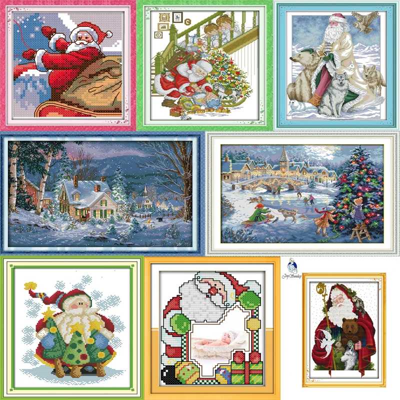 Joy Sunday Happy Christmas Santa Claus Counted Print On Canvas DMC 14CT 11CT Cross Stitch Kits Embroidery Needlework
Joy Sunday Happy Christmas Santa Claus Counted Print On Canvas DMC 14CT 11CT Cross Stitch Kits Embroidery Needlework
