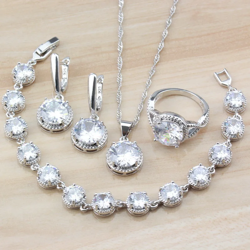 925 Sterling Silver Dubai Bridal Accessories With Natural Crystal Necklace Bracelet Earrings Ring Jewelry Set For Women Costume
925 Sterling Silver Dubai Bridal Accessories With Natural Crystal Necklace Bracelet Earrings Ring Jewelry Set For Women Costume