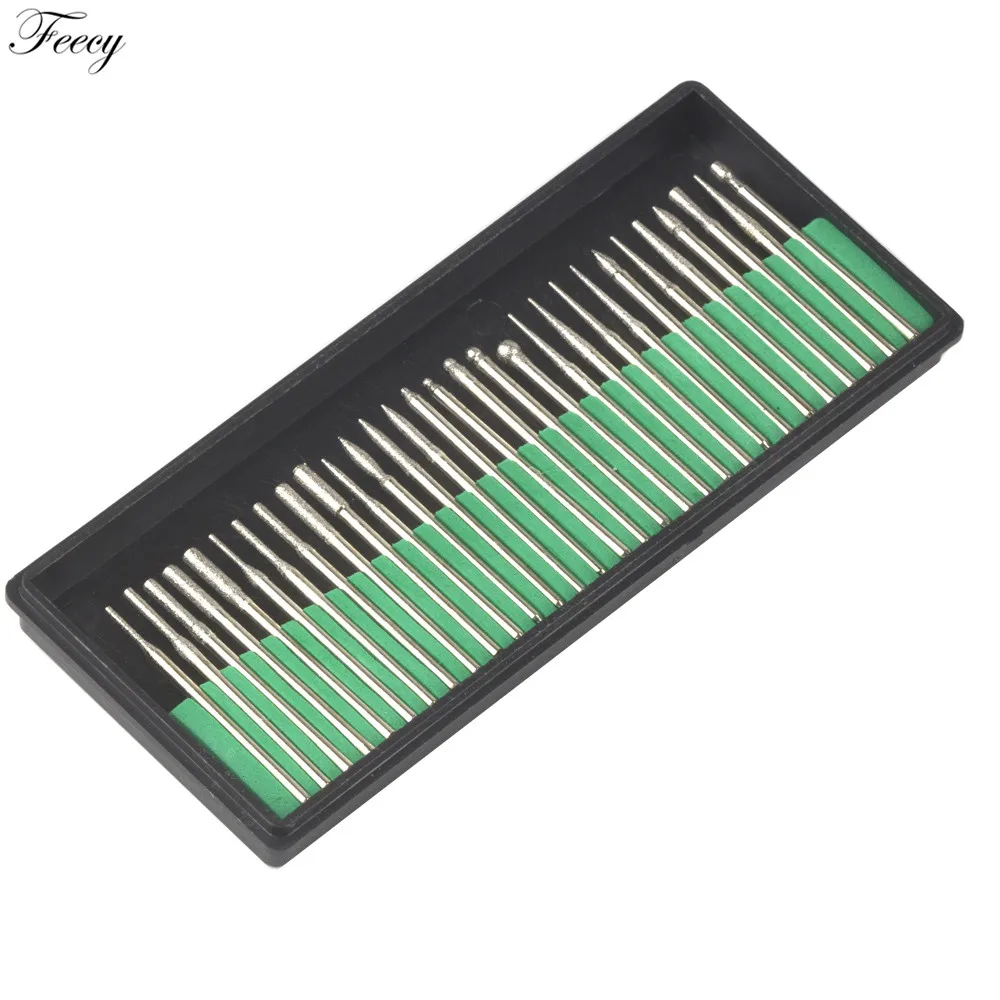 Nail Drill Bits Set 30pcs Diamond Burrs Rotary Pedicure Nails Cuticle Milling Cutter for Manicure Nail Drill Machine Accessories
Nail Drill Bits Set 30pcs Diamond Burrs Rotary Pedicure Nails Cuticle Milling Cutter for Manicure Nail Drill Machine Accessories