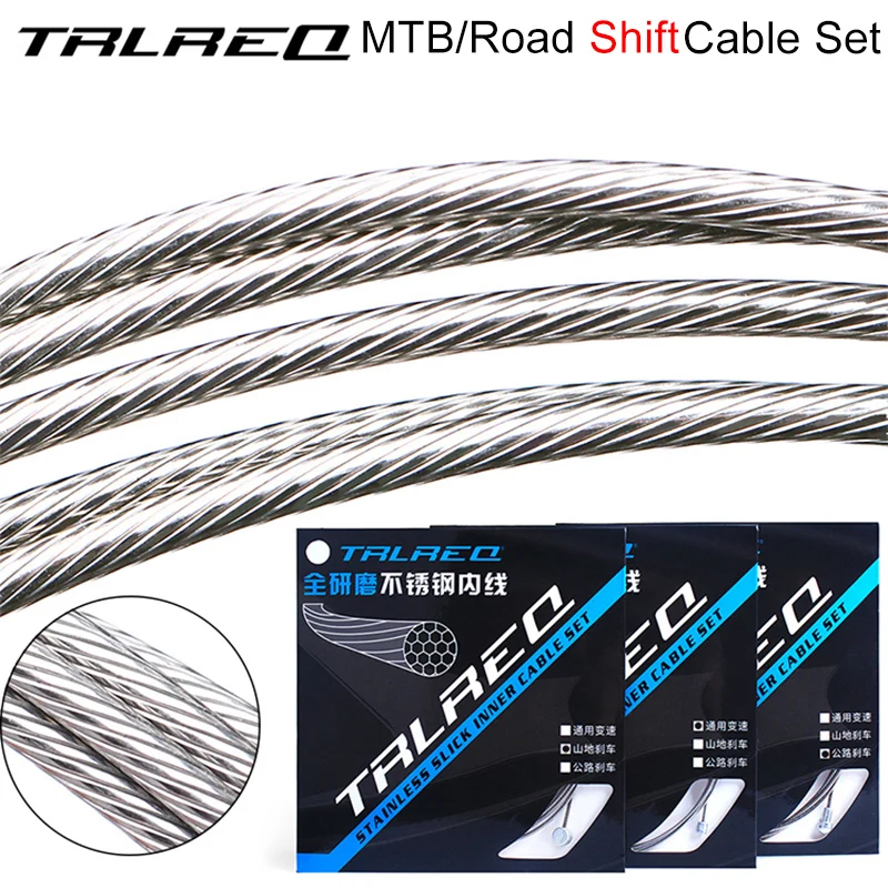 2pcs Derailleur Gear Shift Wire Cable For MTB Bike Road Bicycle Front&Rear Shift Cable Set Inner Wire Ultra Slick Uncoated Cable
2pcs Derailleur Gear Shift Wire Cable For MTB Bike Road Bicycle Front&Rear Shift Cable Set Inner Wire Ultra Slick Uncoated Cable