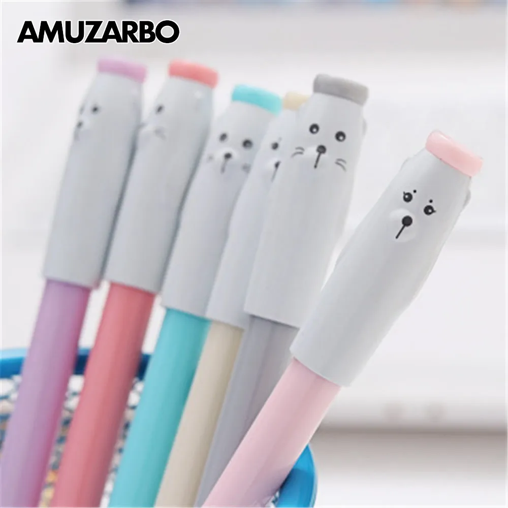 1 Pcs New Novelty Animal Expression Cap Bear Gel Pen School Office Supply Student Stationery Writing Signing Pen Gift Black Ink
1 Pcs New Novelty Animal Expression Cap Bear Gel Pen School Office Supply Student Stationery Writing Signing Pen Gift Black Ink