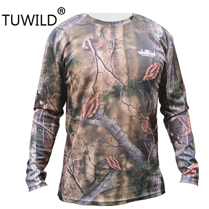 Outdoor bionic quick-drying round neck long-sleeved T-shirt men and women hunting camouflage T-shirt mountaineering lightweight
Outdoor bionic quick-drying round neck long-sleeved T-shirt men and women hunting camouflage T-shirt mountaineering lightweight