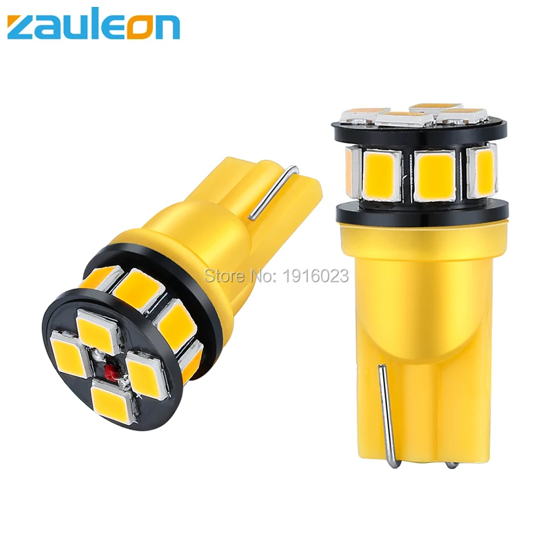 Zauleon 2pcs T10 194 W5W LED Bulbs 2835 12SMD Bright Wedge Yellow Turn signal Interior Dome Map Door License Plate Light
Zauleon 2pcs T10 194 W5W LED Bulbs 2835 12SMD Bright Wedge Yellow Turn signal Interior Dome Map Door License Plate Light