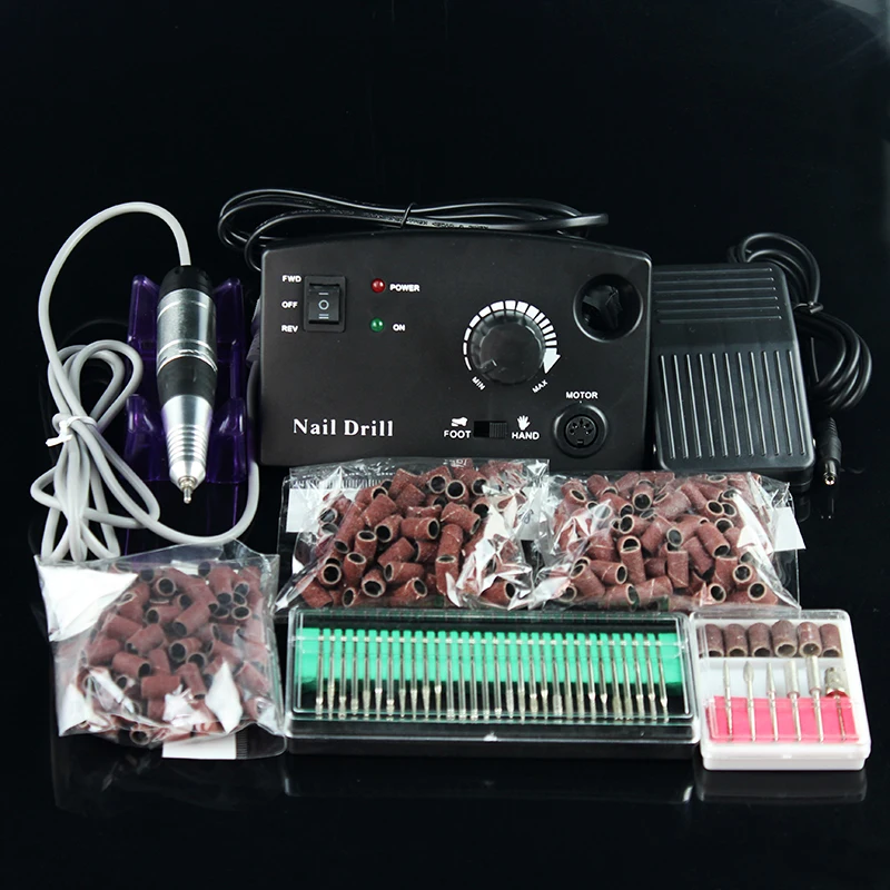 OPHIR Black 30000RPM 18W Electric Nail Drill Machine Pedicure Manicure Kit Set Nail File Bits Sanding Bands Nail Tools _KD146B
OPHIR Black 30000RPM 18W Electric Nail Drill Machine Pedicure Manicure Kit Set Nail File Bits Sanding Bands Nail Tools _KD146B
