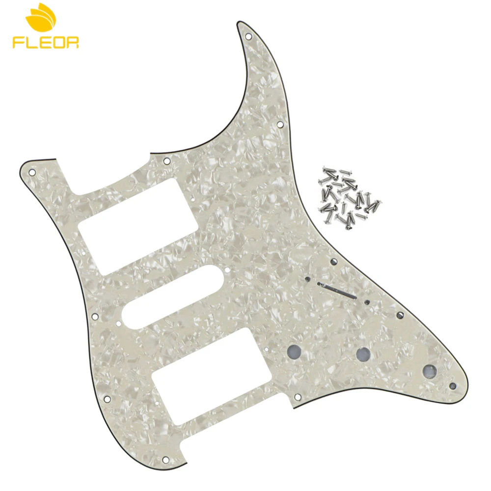 FLEOR 11 Holes HSH Electric Guitar Pickguard & Screws for American / Mexican Modern Standard FD Strat Style Guitar Aged Pearl
FLEOR 11 Holes HSH Electric Guitar Pickguard & Screws for American / Mexican Modern Standard FD Strat Style Guitar Aged Pearl