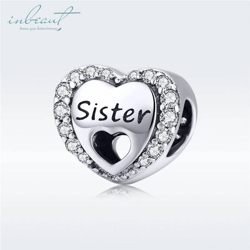 inbeaut Hot Sale 100% 925 Sterling Silver White Heart CZ fit Pandora Bracelet Sister Beads Love You Bangle Charms Jewelry Making
inbeaut Hot Sale 100% 925 Sterling Silver White Heart CZ fit Pandora Bracelet Sister Beads Love You Bangle Charms Jewelry Making