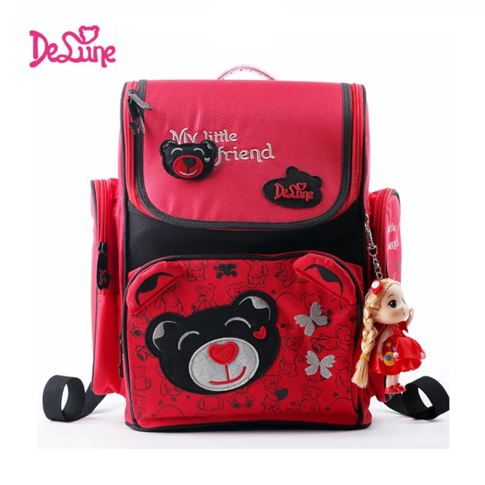 Authentic Delune 1-004 New Girl school Backpacks Children school bags for kids spine protection 3D Cartoon School rucksack
Authentic Delune 1-004 New Girl school Backpacks Children school bags for kids spine protection 3D Cartoon School rucksack