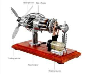 LBLA 16 Cylinder Hot Air Stirling Engine Motor Model Motor Engine Toy Engine NEW Hot Air Swash Plate Toys Kids Educational 
LBLA 16 Cylinder Hot Air Stirling Engine Motor Model Motor Engine Toy Engine NEW Hot Air Swash Plate Toys Kids Educational