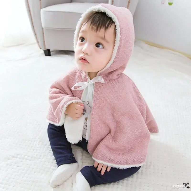 Winter Warm Infant Hooded Coat Thicken Baby Cloak Girls Kids Fleece Outwear Girls Jackets Solid Color Snowsuit Windproof Clothes
Winter Warm Infant Hooded Coat Thicken Baby Cloak Girls Kids Fleece Outwear Girls Jackets Solid Color Snowsuit Windproof Clothes