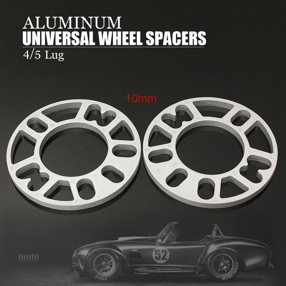 2PCS 10 MM ALLOY ALUMINUM WHEEL SPACERS SHIMS PLATE 4&5 STUD FIT FOR VW FREE SHIPPING Car-Styling
2PCS 10 MM ALLOY ALUMINUM WHEEL SPACERS SHIMS PLATE 4&5 STUD FIT FOR VW FREE SHIPPING Car-Styling
