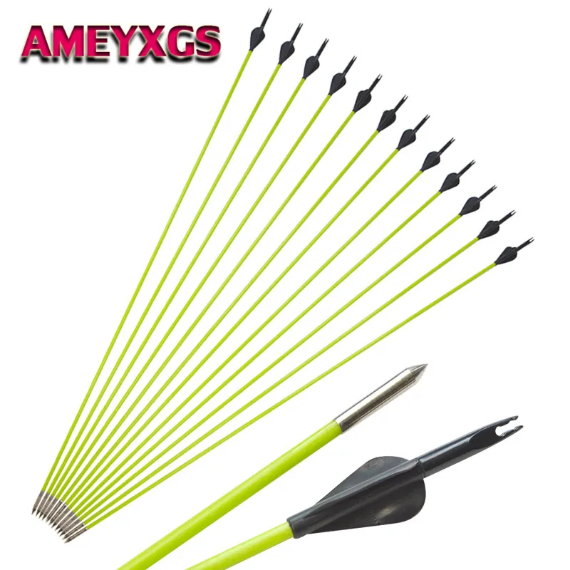 6/12/24pcs 30" Archery Fiberglass Arrows Points Tips OD 5mm SP 600 Glassfiber Arrow For Bow Shooting Training Target Accessories
6/12/24pcs 30" Archery Fiberglass Arrows Points Tips OD 5mm SP 600 Glassfiber Arrow For Bow Shooting Training Target Accessories