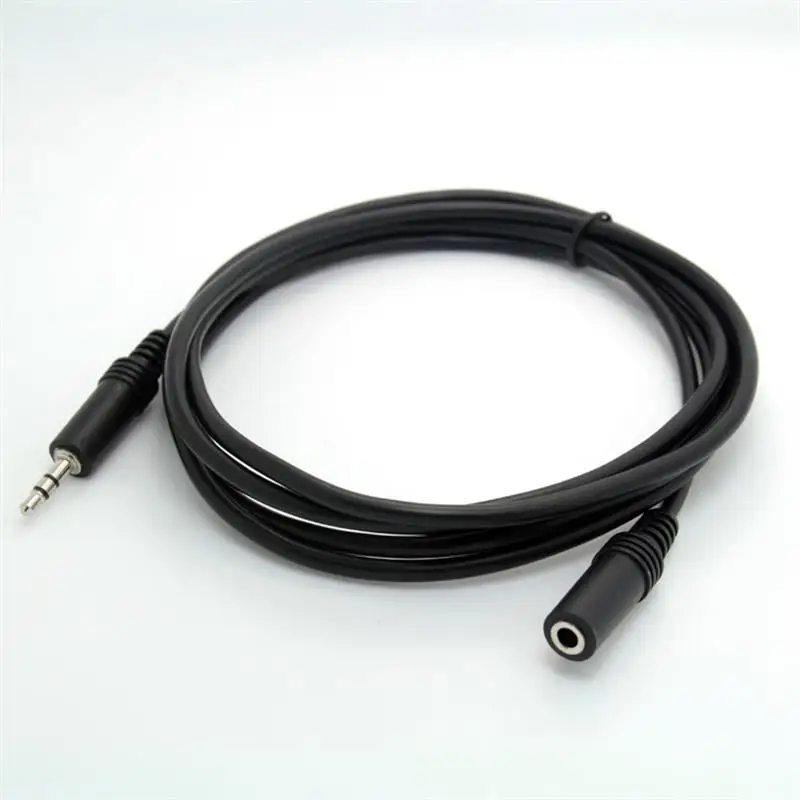 Audio Cable 3.5mm 1/8" Stereo Audio Aux Headphone Cable Extension Cord Male to Female
Audio Cable 3.5mm 1/8" Stereo Audio Aux Headphone Cable Extension Cord Male to Female
