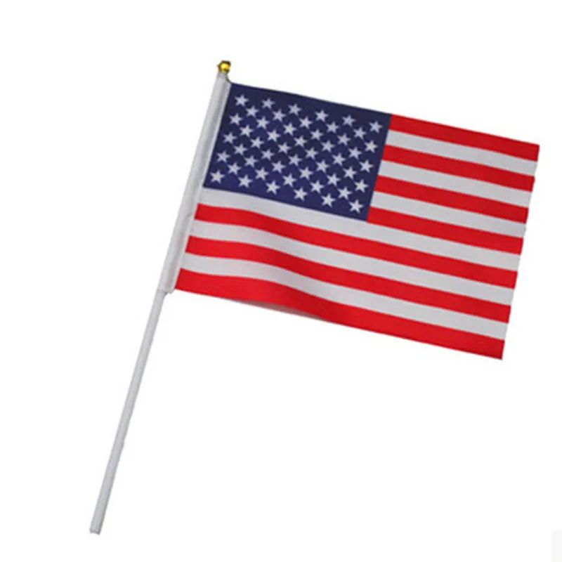 5pcs American Flag Hand Wave Flags 14*21CM US/USA national flags celebration parade flag supply drop shipping
5pcs American Flag Hand Wave Flags 14*21CM US/USA national flags celebration parade flag supply drop shipping