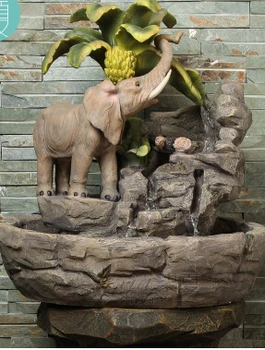 High-grade sitting room of the water fountain. Lucky elephant and humidifier.
High-grade sitting room of the water fountain. Lucky elephant and humidifier.
