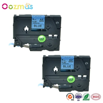 Oozmas 2 PK Black on Blue TZ-521 TZe-521 9mm Standard Laminated Label Tape Compatible For Brother P-touch Printer
Oozmas 2 PK Black on Blue TZ-521 TZe-521 9mm Standard Laminated Label Tape Compatible For Brother P-touch Printer