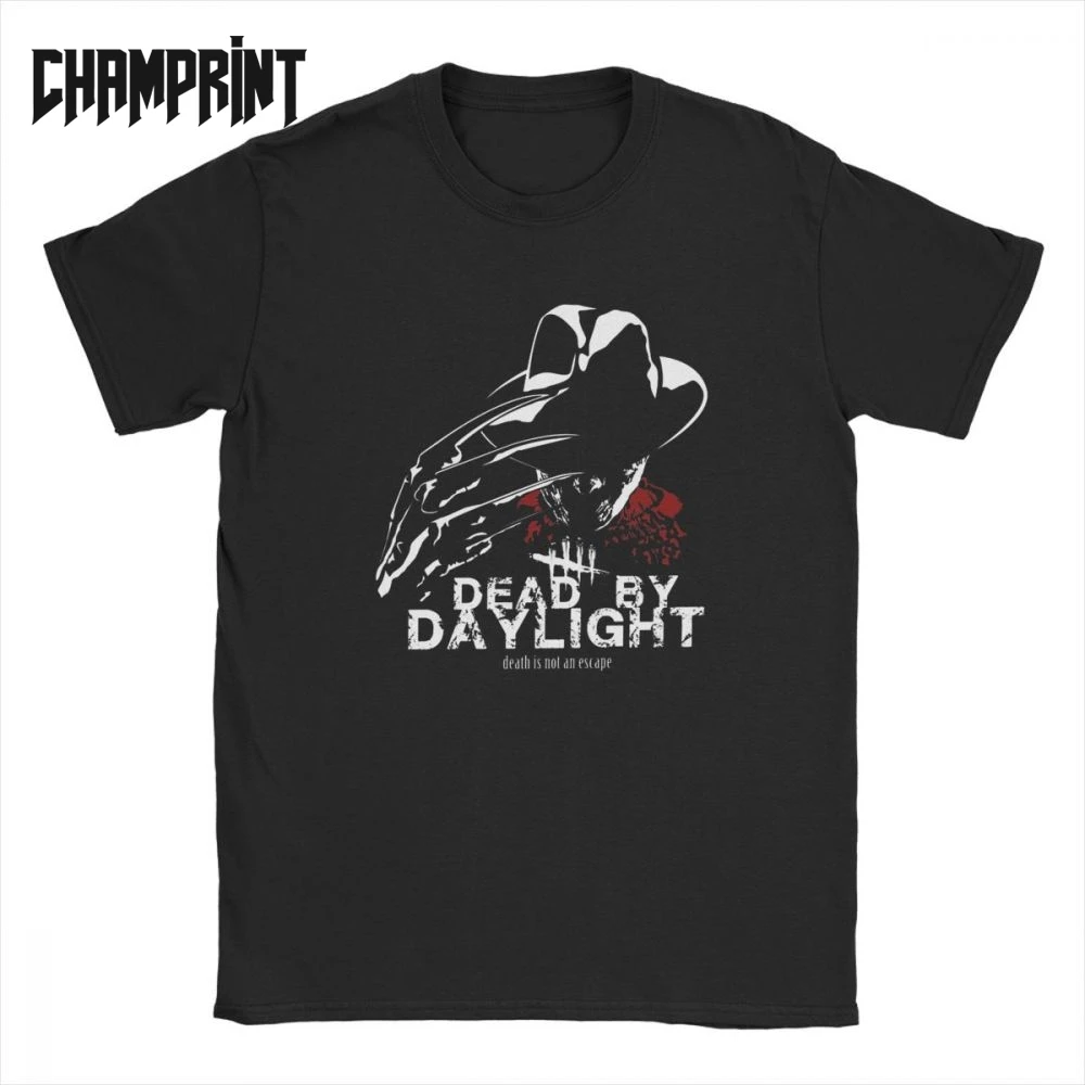 Men's T-Shirts Dead By Daylight Freddy 100% Cotton Tees Sleeve Horror The Videogame Dbd Trapper Killers Game T Shirt
Men's T-Shirts Dead By Daylight Freddy 100% Cotton Tees Sleeve Horror The Videogame Dbd Trapper Killers Game T Shirt