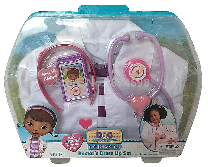 New Doc McStuffins Doctor's Dress Up Set Doctor's Lab Coat With Tools and accessories Kids Toys for Girls Gifts
New Doc McStuffins Doctor's Dress Up Set Doctor's Lab Coat With Tools and accessories Kids Toys for Girls Gifts