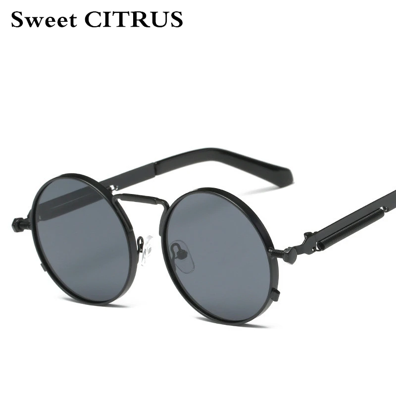 Sweet CITRUS Gothic Steampunk Round Sunglasses Men Women Coating Mirror Vintage Circle Sun glasses Retro oculos de sol masculino
Sweet CITRUS Gothic Steampunk Round Sunglasses Men Women Coating Mirror Vintage Circle Sun glasses Retro oculos de sol masculino