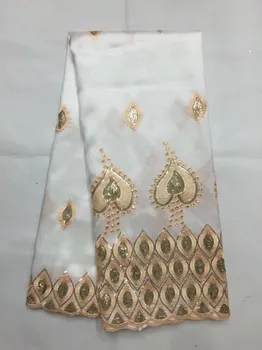 African George Lace Fabric With Sequin Lace Nigerian George Wrapper High Quality African George Fabric For Dress 5yd white gold
African George Lace Fabric With Sequin Lace Nigerian George Wrapper High Quality African George Fabric For Dress 5yd white gold