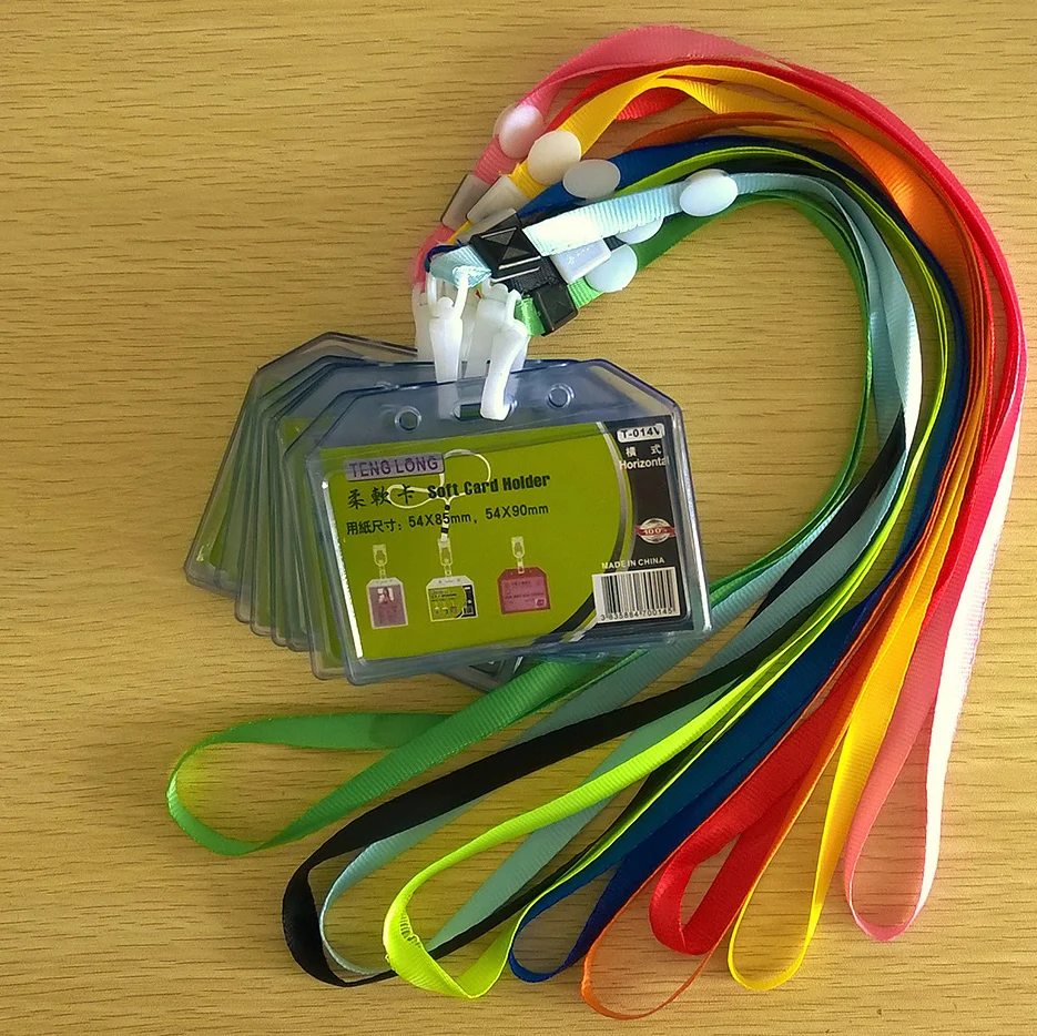7 Candy Colors PVC Clear Soft Name Credit Card Holders Bank Card Neck Strap Card Bus ID holders Identity badge lanyard PY017
7 Candy Colors PVC Clear Soft Name Credit Card Holders Bank Card Neck Strap Card Bus ID holders Identity badge lanyard PY017