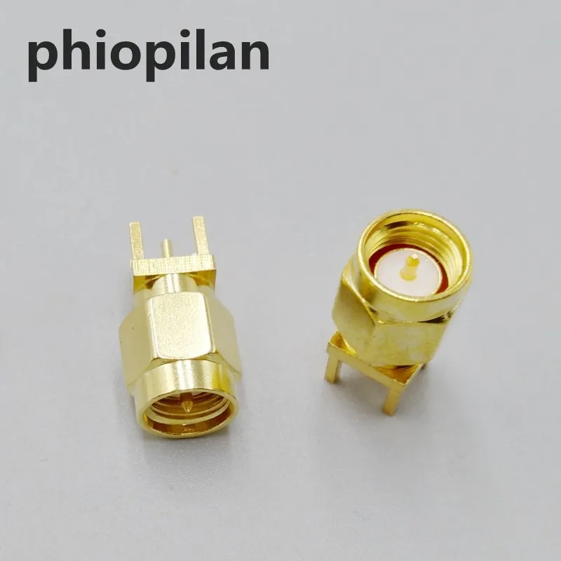 Phiopilan SMA-JE SMA штекер сквозное отверстие монтажный разъем для печатной платы RF |
