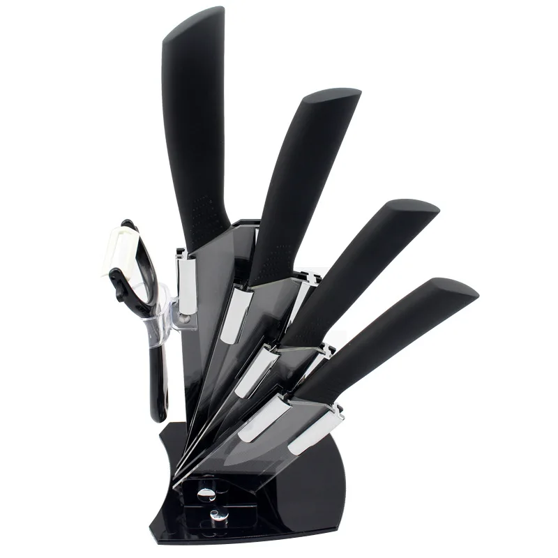 6pcs 1Set Ceramic knives Safe Food Vegetables Fruit Cutting Peeler Slicer With Holder Kitchen Knife Meat Cutter Suit Stand
6pcs 1Set Ceramic knives Safe Food Vegetables Fruit Cutting Peeler Slicer With Holder Kitchen Knife Meat Cutter Suit Stand