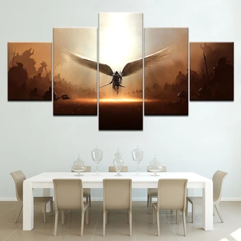 The game Two steps from hell archangel 5 Panels Wallpapers modern Modular Poster art Canvas painting for Living Room Home Decor
The game Two steps from hell archangel 5 Panels Wallpapers modern Modular Poster art Canvas painting for Living Room Home Decor