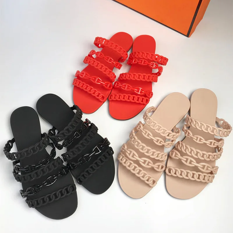 beach flip flops pig plus size chain shoes summer sandals Flat transparent heels PVC jelly slipper Cotton Fabric Beach skid
beach flip flops pig plus size chain shoes summer sandals Flat transparent heels PVC jelly slipper Cotton Fabric Beach skid