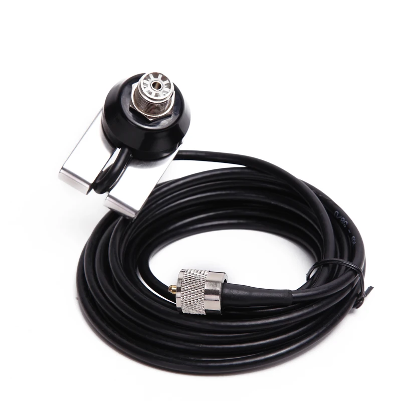 Mini Stainless Steel Mount Bracket Clip with 5M Extension Coaxial Feeder Cable for Kenwood Yaesu TYT QYT Mobile Radio Antenna
Mini Stainless Steel Mount Bracket Clip with 5M Extension Coaxial Feeder Cable for Kenwood Yaesu TYT QYT Mobile Radio Antenna