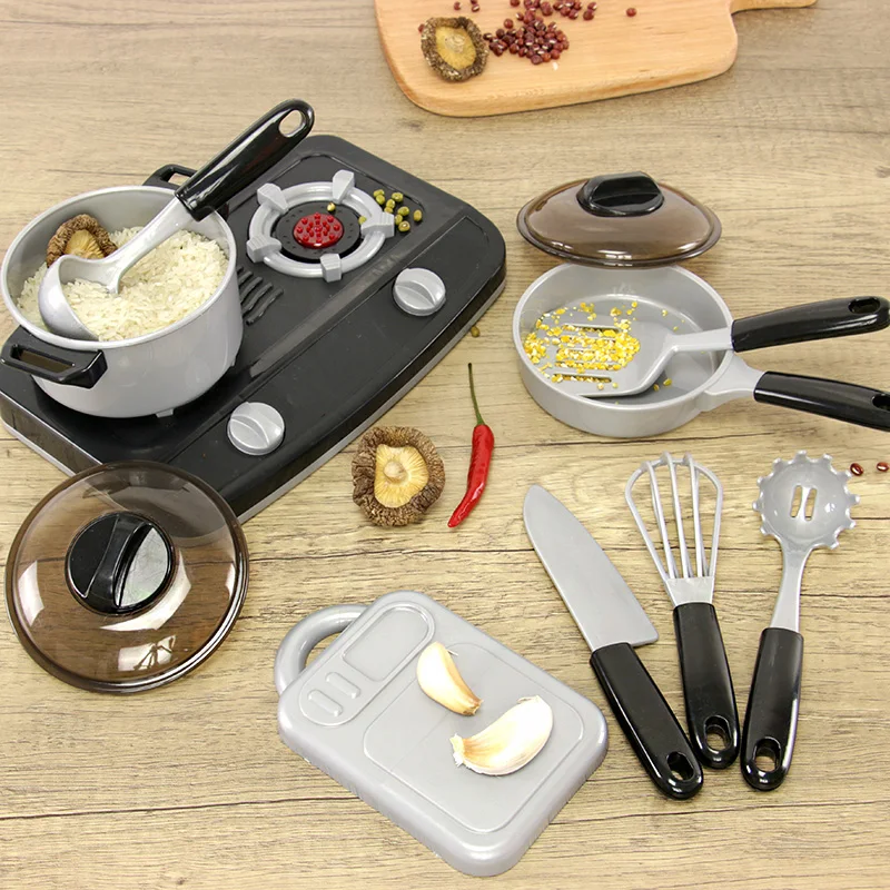 Mother Garden Kitchen Toys for Children Cooking Simulation Kitchenware with Pot Set Girl Kindergarten Gift Role-playing Props
Mother Garden Kitchen Toys for Children Cooking Simulation Kitchenware with Pot Set Girl Kindergarten Gift Role-playing Props