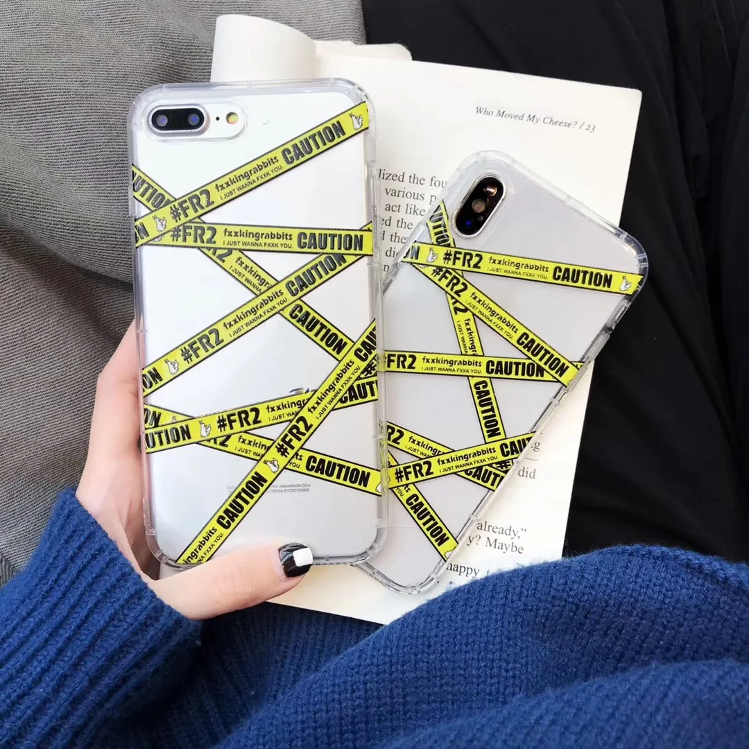 Japan trend FR2 Rogue rabbit label design phone case For iPhone X Xs Max Xr 7 8 6 6s Plus Fashion clear soft silicon cover Coque
Japan trend FR2 Rogue rabbit label design phone case For iPhone X Xs Max Xr 7 8 6 6s Plus Fashion clear soft silicon cover Coque