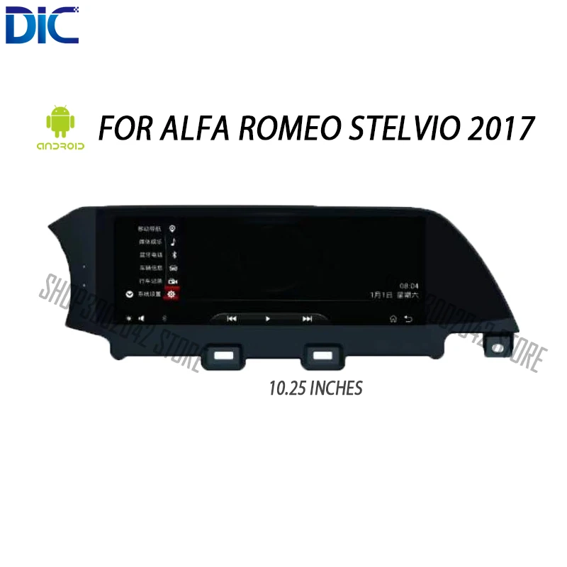 DLC Android system navigation player GPS 10.25 inches Eight Core system IPS mirror link wifi video For Alfa Romeo Stelvio 2017 
DLC Android system navigation player GPS 10.25 inches Eight Core system IPS mirror link wifi video For Alfa Romeo Stelvio 2017