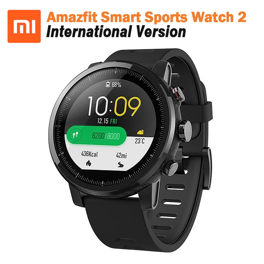 

[English Version] Xiaomi Huami Amazfit Stratos Smart Sports Watch 2 GPS 5ATM Water 1.34'' 2.5D Screen Firstbeat Swimming Watch