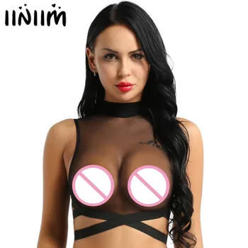 Womens Ladies Sexy Clubwear Tanks Tops Sleeveless Sheer Mesh See-through Zipper Back Elastic Strappy Criss Cross Tees Crop Top
Womens Ladies Sexy Clubwear Tanks Tops Sleeveless Sheer Mesh See-through Zipper Back Elastic Strappy Criss Cross Tees Crop Top
