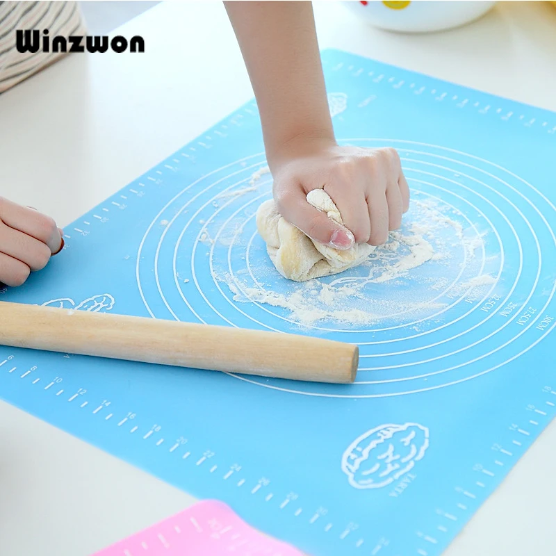 40x30cm Non-Stick Silicone Baking Mat Rolling Dough Maker Liner Pad Cake Pastry Mats Table Sheet Ktchen Bakeware Cooking Tools
40x30cm Non-Stick Silicone Baking Mat Rolling Dough Maker Liner Pad Cake Pastry Mats Table Sheet Ktchen Bakeware Cooking Tools